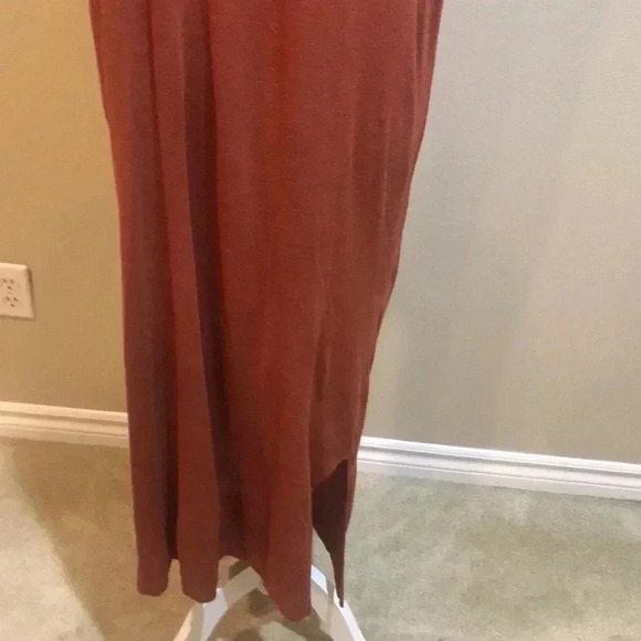 Jessica Simpson Midi Women Crew Neck Short Sleeve T Shirt Slit Dress-XL - Picture 6 of 9